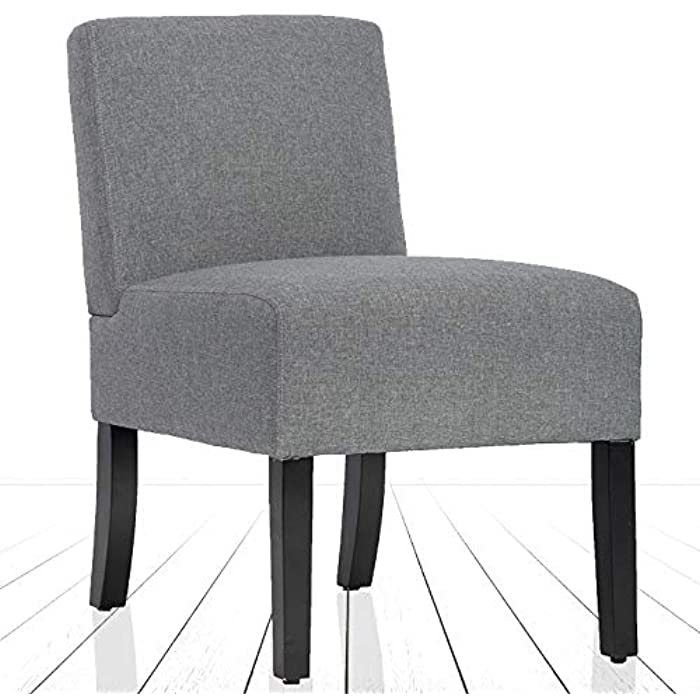 Dining Chairs for Living Room Armless Chair Modern Design Fabric
